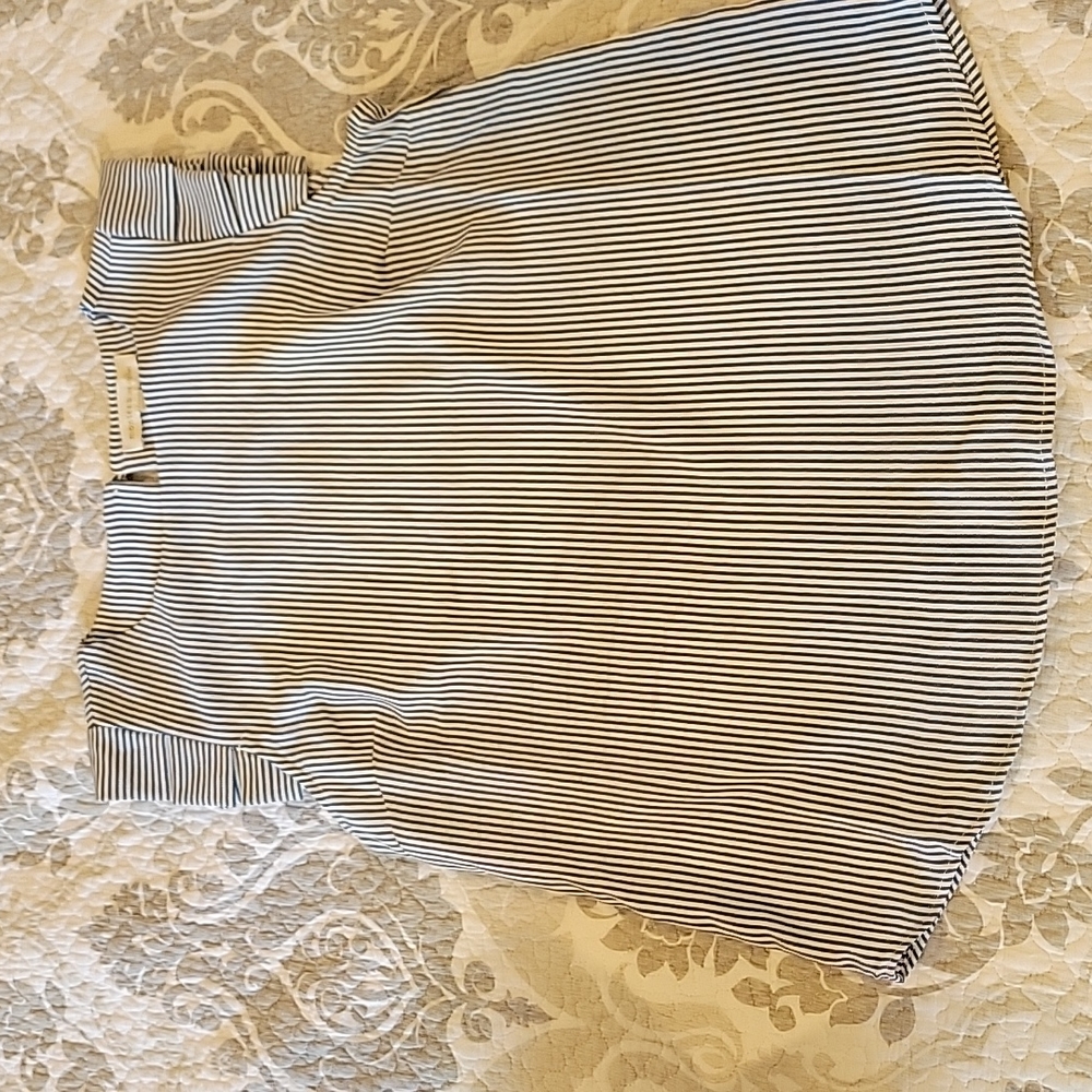 NEW Monteau blouse blue and white